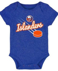 New York Islanders Baby Blue Creeper Onesie