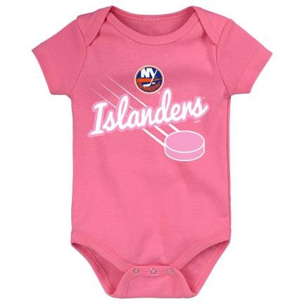 Infant Royal New York Islanders Team Print Raglan Zip Coverall