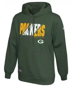 Green Bay Packers Men's New Era Dark Green Release Pullover Hoodie