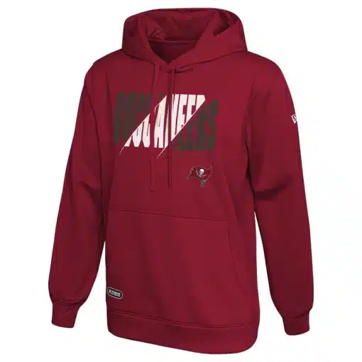 Tampa Bay Buccaneers Men's New Era Red Release Pullover Hoodie