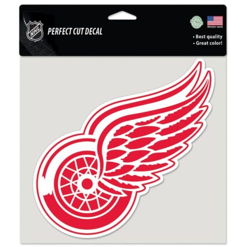 Detroit Red Wings 8" x 8" Perfect Cut Color Decal