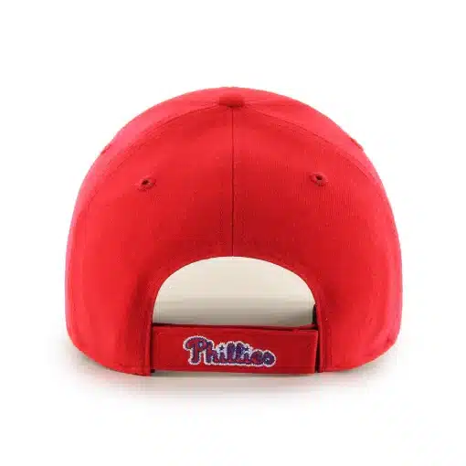 Philadelphia Phillies 47 Brand Red MVP Adjustable Hat - Image 2