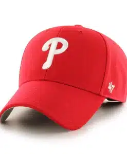 Philadelphia Phillies 47 Brand Red MVP Adjustable Hat