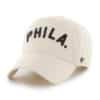 Philadelphia Phillies 47 Brand Cooperstown Script Natural Clean Up Adjustable Hat