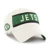 New York Jets 47 Brand Bone Crossroad MVP Adjustable Hat