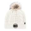 New York Knicks Women's 47 Brand White Cream Meeko Cuff Knit Hat