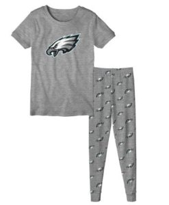 Philadelphia Eagles TODDLER Gray T-Shirt Tee & Pants Sleep Set