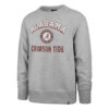 Alabama Crimson Tide Men's 47 Brand Slate Gray Crew Pullover Sweatshirt