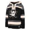 Anaheim Ducks Men's 47 Brand Jet Black Pullover Jersey Hoodie