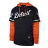 Detroit Tigers Men's 47 Brand Navy Orange Shortstop Pullover Hoodie