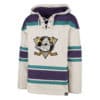 Anaheim Ducks Men’s 47 Brand Vintage Oatmeal Pullover Jersey Hoodie