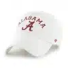 Alabama Crimson Tide 47 Brand Classic Arch White Clean Up Adjustable Hat