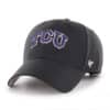 Texas Christian Horned Frogs TCU 47 Brand Black MVP Adjustable Hat