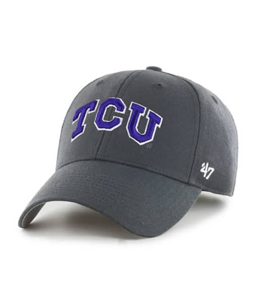 Texas Christian Horned Frogs TCU 47 Brand Charcoal MVP Adjustable Hat