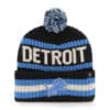 Detroit Lions 47 Brand Black Bering Cuff Knit Hat