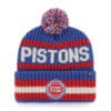 Detroit Pistons 47 Brand Blue Bering Cuff Knit Hat