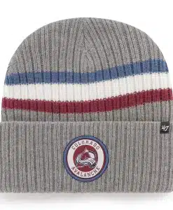 Colorado Avalanche 47 Brand Dark Gray Highline Cuff Knit Hat