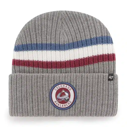 Colorado Avalanche 47 Brand Dark Gray Highline Cuff Knit Hat