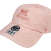 Michigan Wolverines Women's 47 Brand Vintage Pink Haze Clean Up Adjustable Hat