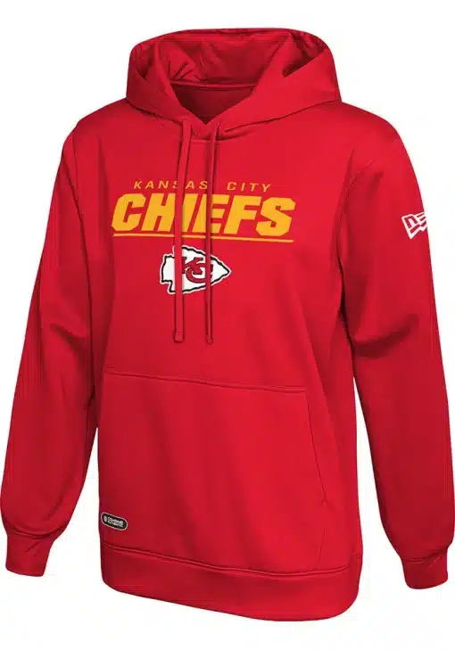 Kansas City Chiefs Men's New Era Stated Red Pullover Hoodie