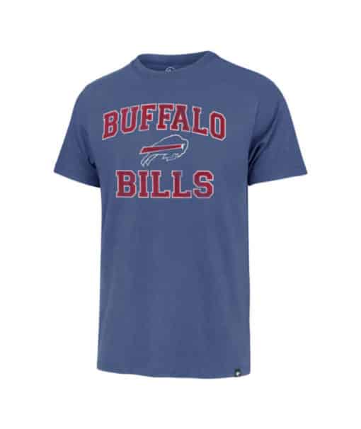 Buffalo Bills Men's 47 Brand Cadet Blue Arch Franklin T-Shirt Tee