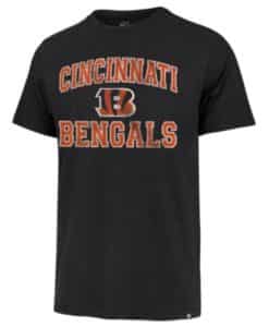 Cincinnati Bengals Men's 47 Brand Arch Franklin Flint Black T-Shirt Tee