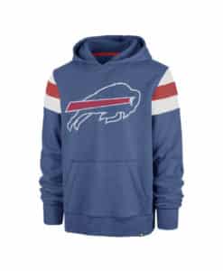 Buffalo Bills Men's 47 Brand Cadet Blue Premier Pullover Hoodie