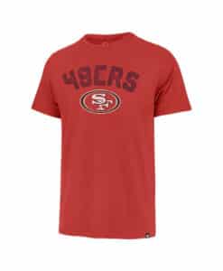 San Francisco 49ers Men's 47 Brand Racer Red Arch Franklin T-Shirt Tee