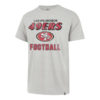 San Francisco 49ers Men's 47 Brand Dozer Franklin Gray T-Shirt Tee