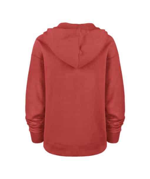 Kansas City Chiefs Women's 47 Brand Racer Red Kennedy Pullover Hoodie - Image 2