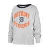 Detroit Tigers 47 Brand Women's Gray Crew Upstage Kennedy Pullover Sweatshirt