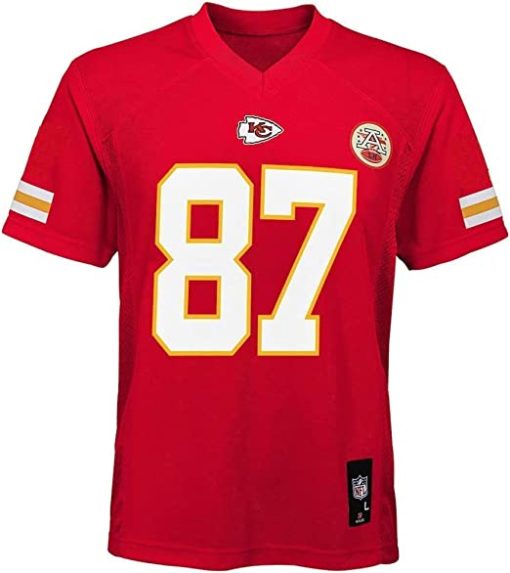Kansas City Chiefs Kelce YOUTH Red Jersey - Image 3