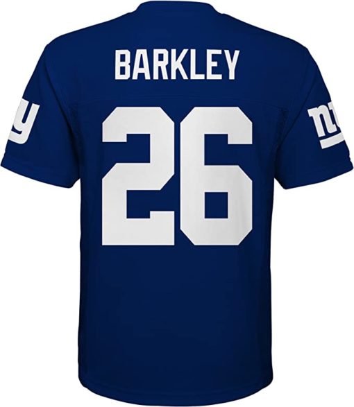 New York Giants Saquon Barkley YOUTH Blue Jersey - Image 2