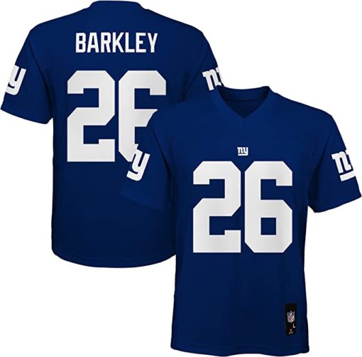 New York Giants Saquon Barkley YOUTH Blue Jersey