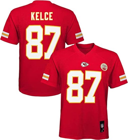 Kansas City Chiefs Kelce YOUTH Red Jersey