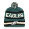 Philadelphia Eagles 47 Brand Pacific Green Bering Cuff Knit Hat