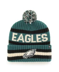 Philadelphia Eagles 47 Brand Pacific Green Bering Cuff Knit Hat