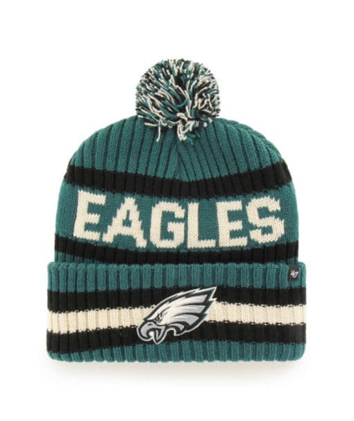 Philadelphia Eagles 47 Brand Pacific Green Bering Cuff Knit Hat