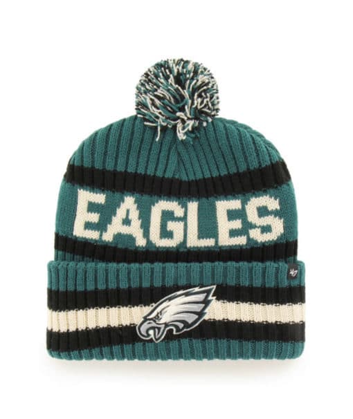 Philadelphia Eagles 47 Brand Pacific Green Bering Cuff Knit Hat