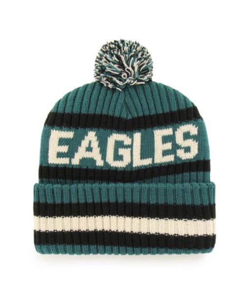 Philadelphia Eagles 47 Brand Pacific Green Bering Cuff Knit Hat - Image 2