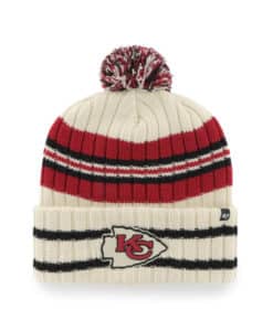 Kansas City Chiefs 47 Brand Hone Natural Cuff Knit Hat