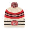 Kansas City Chiefs 47 Brand Hone Patch Natural Cuff Knit Hat