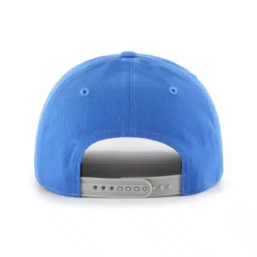 Detroit Lions 47 Brand Blue Raz Overhand Script MVP DV Snapback Hat - Image 2