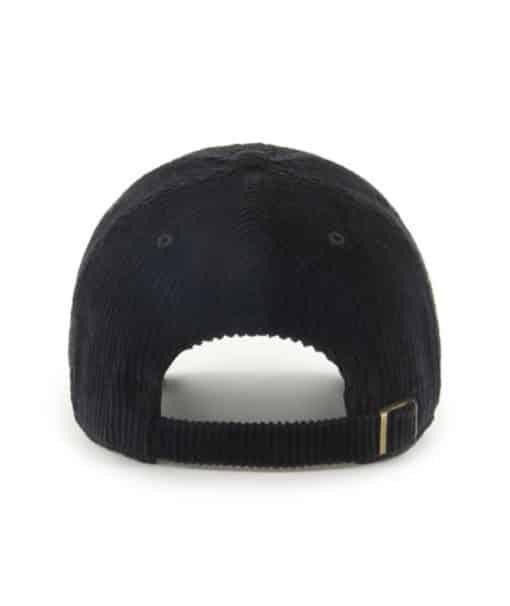 San Francisco 49ers 47 Brand Thick Cord Black Clean Up Adjustable Hat - Image 2
