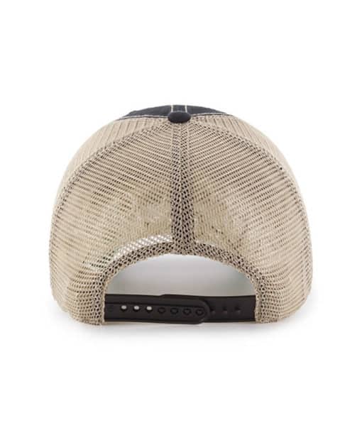 Cincinnati Bengals 47 Brand Trawler Black Clean Up Khaki Mesh Snapback Hat - Image 2