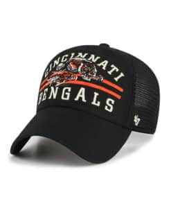 Cincinnati Bengals 47 Brand Legacy Black Clean Up Mesh Snapback Hat