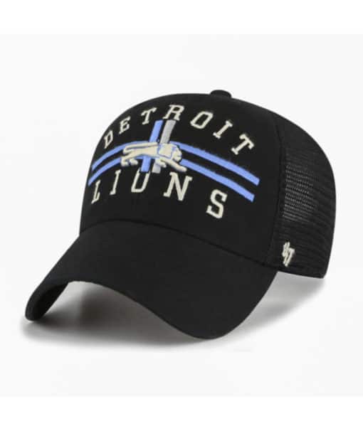 Detroit Lions 47 Brand Legacy Black Snapback Hat