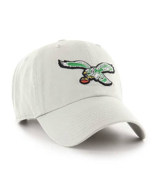 Philadelphia Eagles 47 Brand Classic Gray Clean Up Adjustable Hat - Image 3