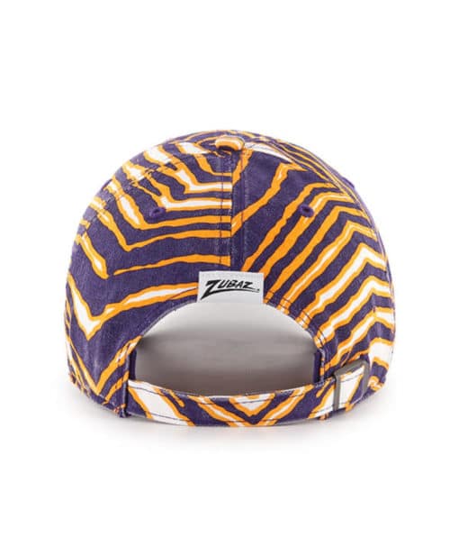 Minnesota Vikings 47 Brand Zubaz Purple Clean Up Adjustable Hat - Image 2