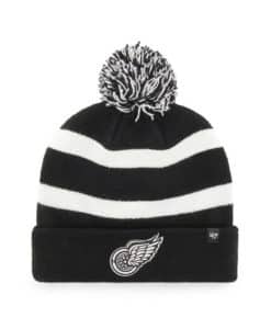 Detroit Red Wings 47 Brand Vintage Black Breakaway Cuff Knit Hat